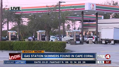 Skimmer found inside Cape Coral gas pump