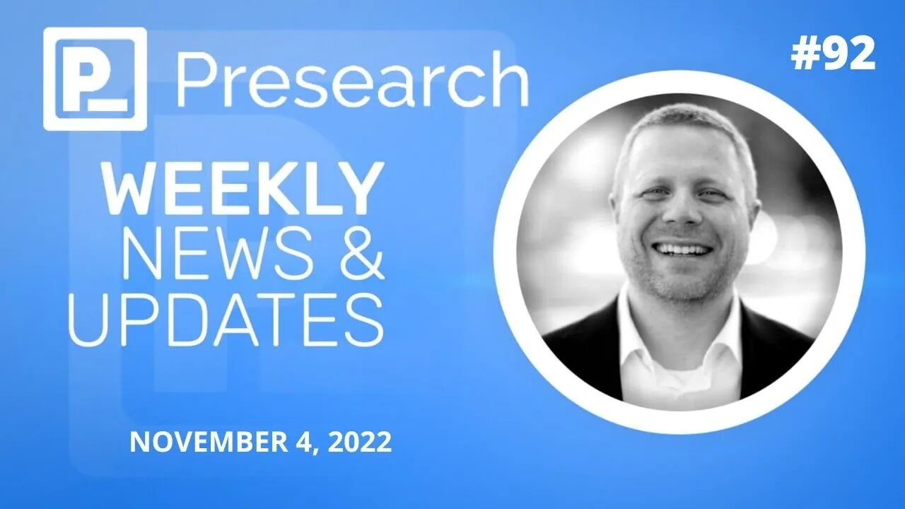 Presearch Weekly News & Updates w Colin Pape #92