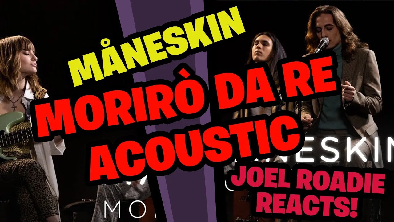 Måneskin - Morirò da re - Live Performance | Vevo - Roadie Reacts