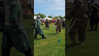 A Practice Heavy Combat Fight Before the Crown Tournament Started