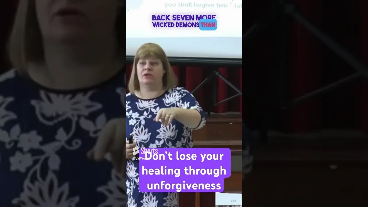 Don’t lose your healing through unforgiveness #castoutdemons #deliveranceprayer #forgiveness