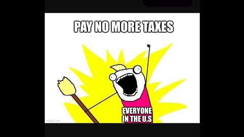 NO AMERICAN SHOULD PAY ANOTHER TAX DOLLAR!😡