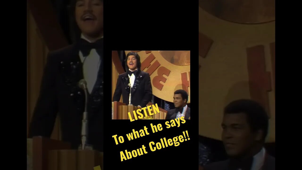 Freddie Prinze - LISTEN.. to what he says about college….this will blow your mind!!