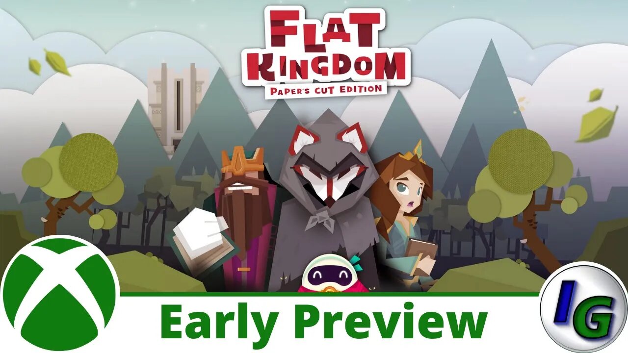 Flat Kingdom Paper's Cut Edition Early Preview on Xbox