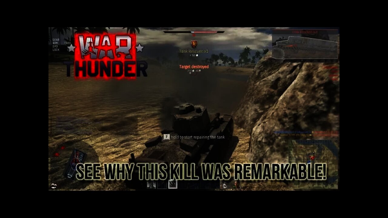 War Thunder! See why this shot was remarkable!