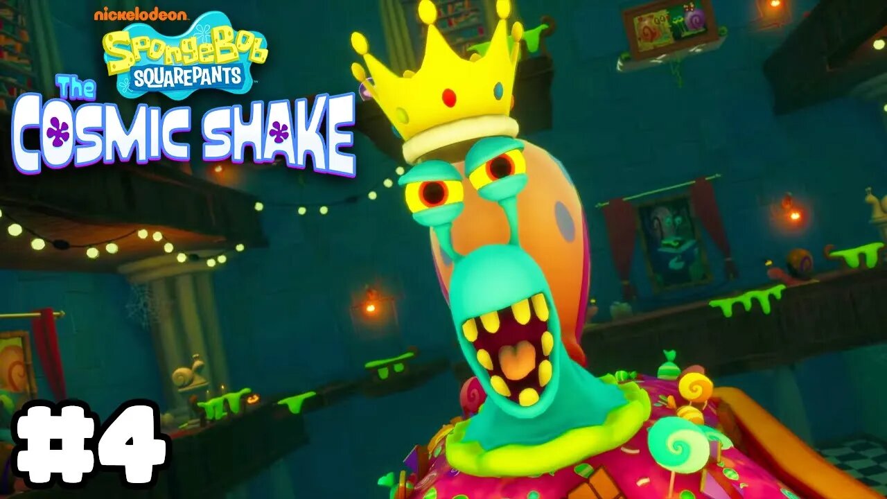 SPONGEBOB SQUAREPANTS: THE COSMIC SHAKE Gameplay Walkthrough Part 4 - No Commentary (FULL GAME)