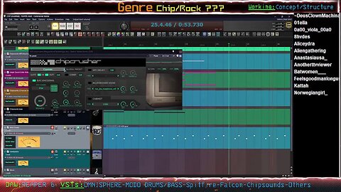 Reaper:ChipTune rock hybrid ?Experimenting