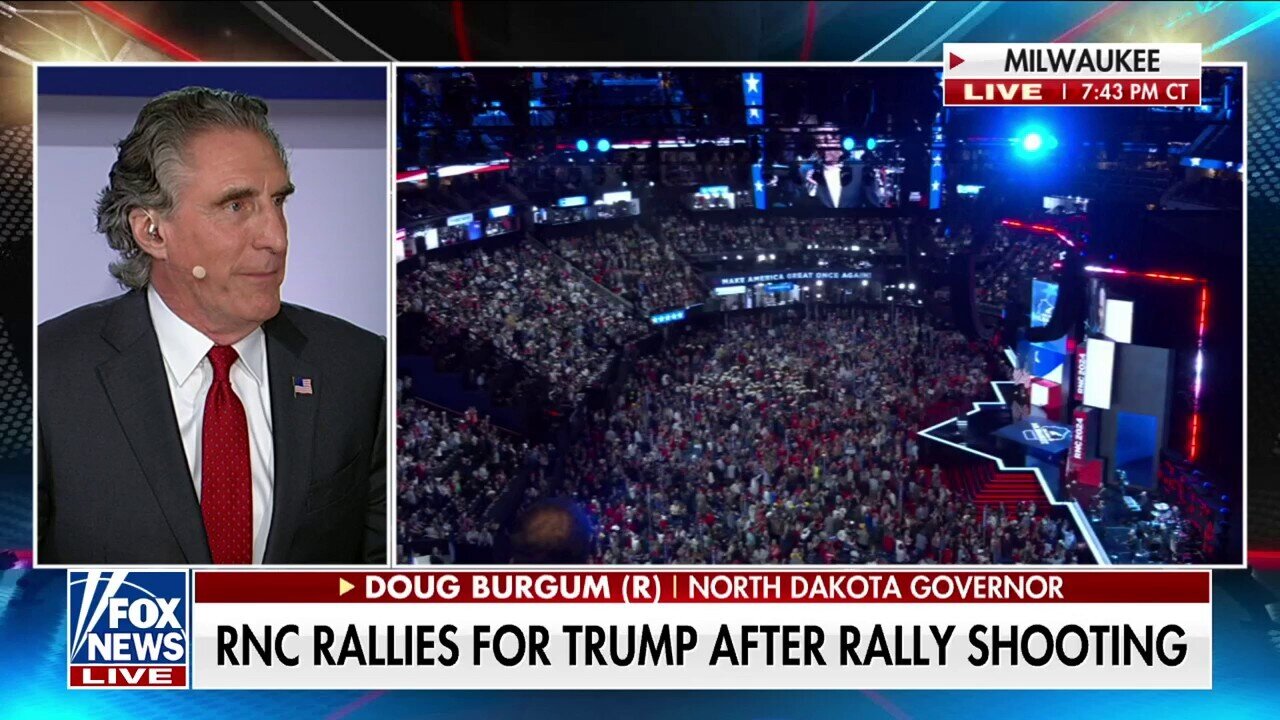 Gov. Doug Burgum: Trump Walked Into The RNC As The 'Pinnacle Of Strength'