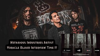 Nefarious Industries Artist Miracle Blood interview with Clint of The Doorway to Magazine