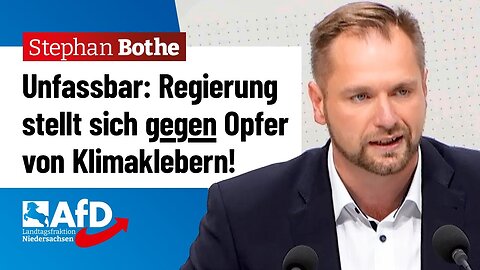 Unfassbar: Regierung stellt sich gegen die Opfer von Klimaklebern! – Stephan Bothe (AfD)🙈