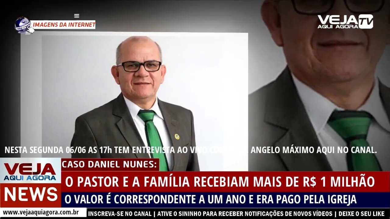 PASTOR DANIEL NUNES E FAMILIA JUNTOS RECEBIAM MAIS DE R$ 1 MILHÃO DE REAIS DA IGREJA