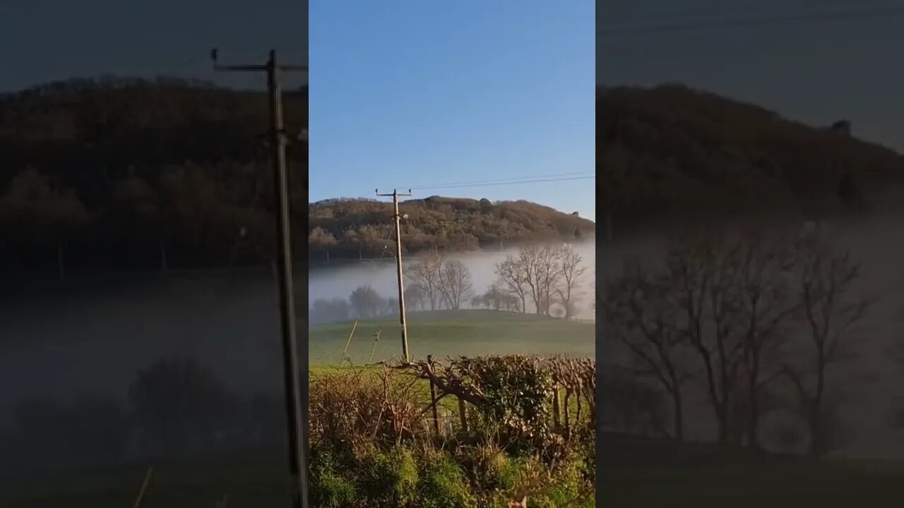 Strange Low Lying Clouds In A Welsh Valley...