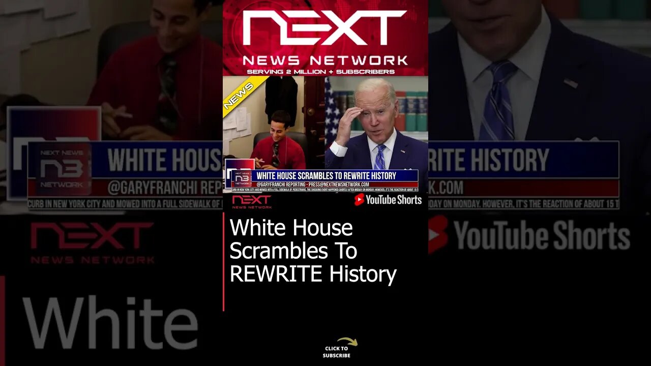 White House Scrambles To REWRITE History #shorts