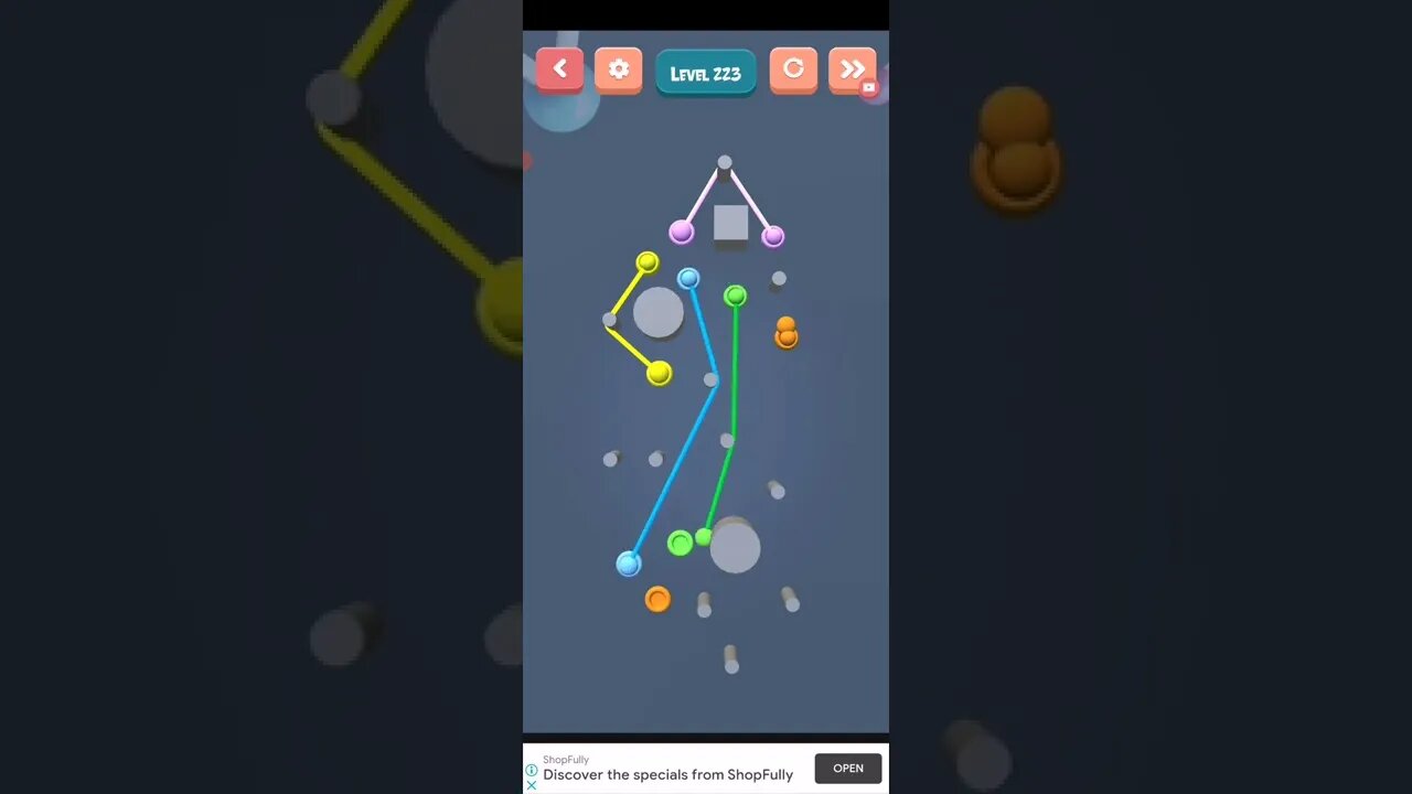 Color Rope Puzzle - Level 223