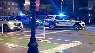 Boston and state police respond to a shooting on Mass Ave