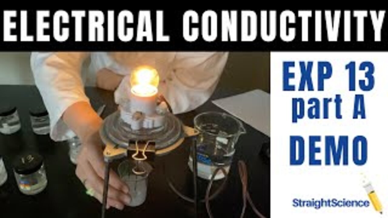 Electrical Conductivity Lab - Exp 13 Part A - Test the conductivity of substances