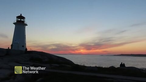 Picture-perfect evening to watch the sunset at Peggy's Cove