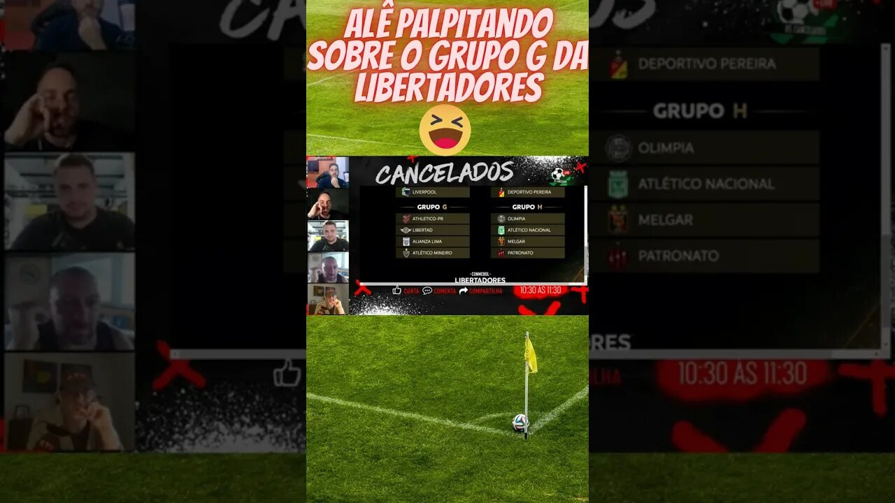 Alê palpitando sobre o Grupo G da Libertadores #shortsvideo #shortsviral #resenhaesportiva #viral