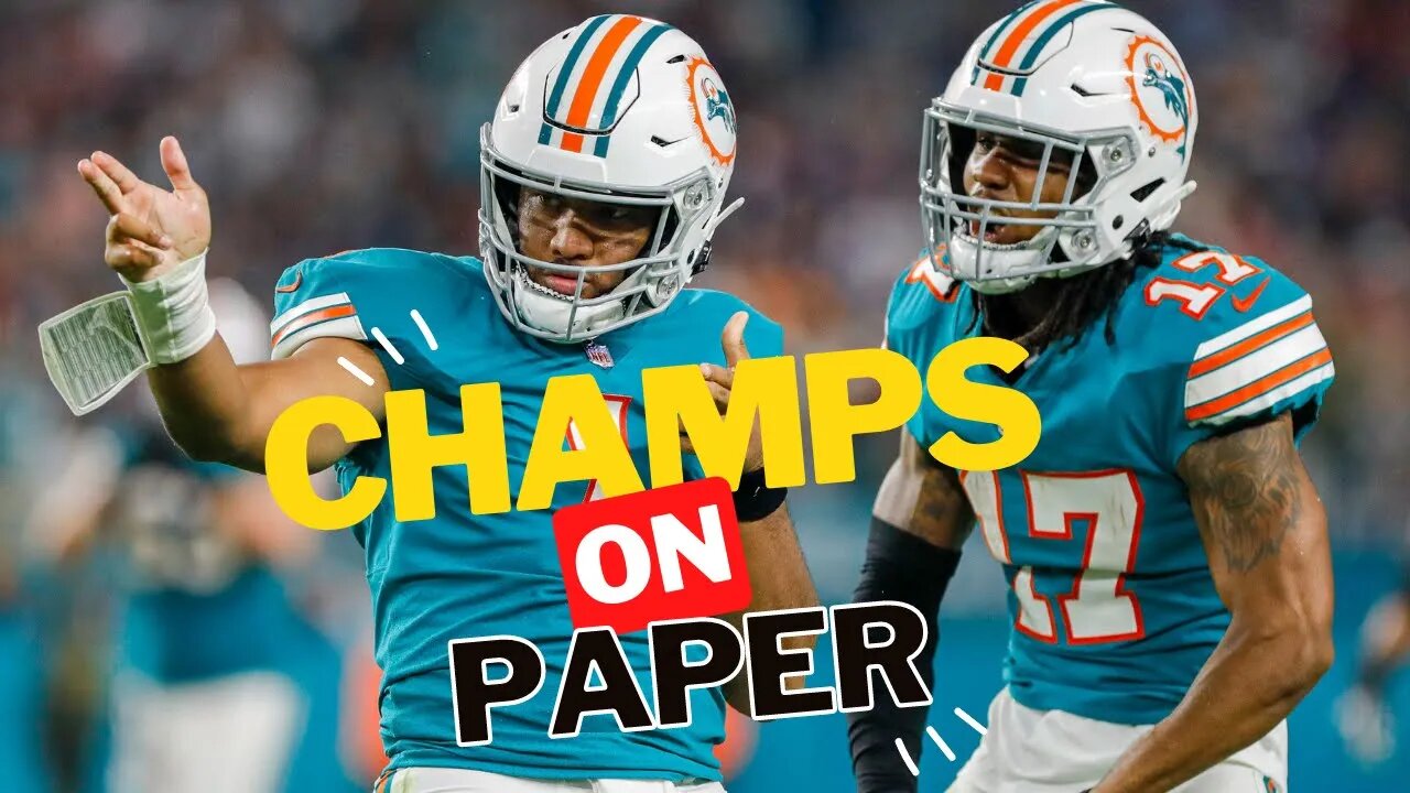 If the Game was played on Paper, Dolphins would win it All