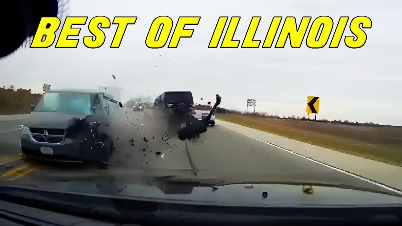 BEST OF ILLINOIS DRIVERS | 30 Minutes of Road Rage & Bad Drivers