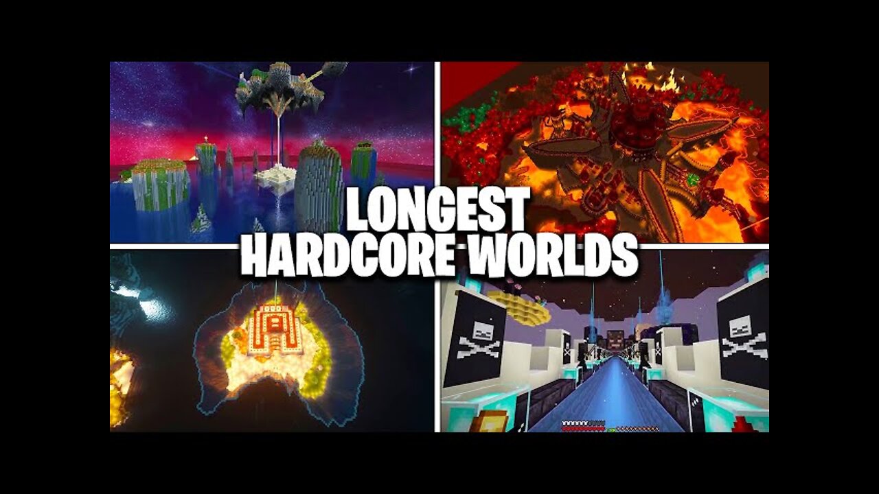 LONGEST Hardcore Minecraft Worlds of all Time (Best Hardcore Worlds)