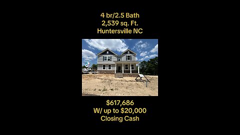 New Construction in Huntersville NC