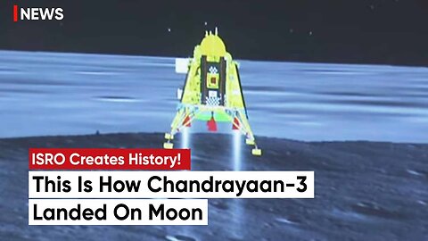 Chandrayaan 3 Lander Makes A Successful And Safe Soft Landing | ISRO Chandrayaan 3 Landing