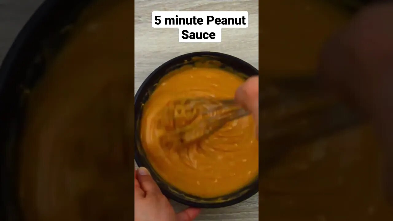 5-minute Peanut Dipping Sauce