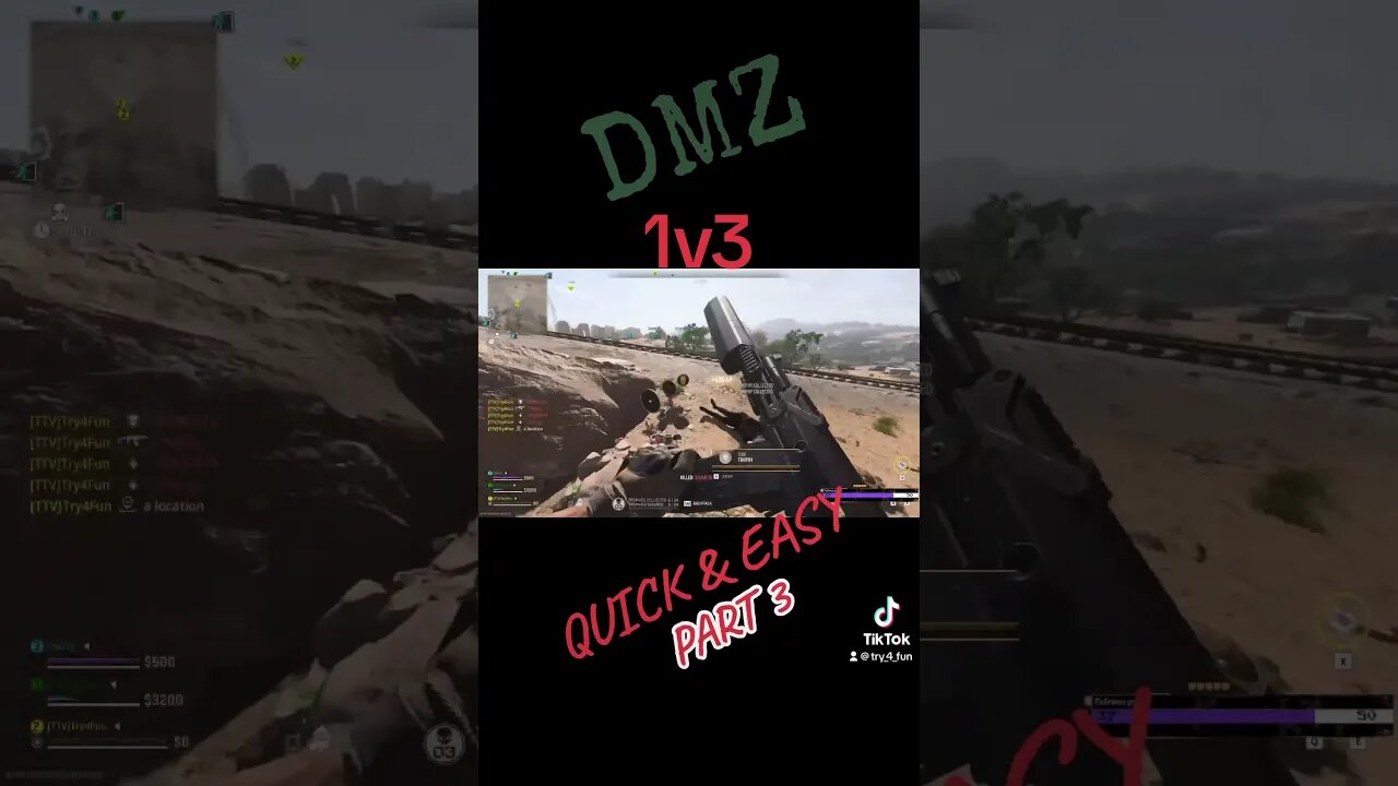 FOLLOW ME ON TWITCH! #twitch #cod #dmz #shotgun #mw2 #gaming #shorts #fyp #watch