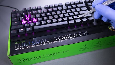 Razer BlackWidow V3 65% Mechanical Gaming Keyboard Unboxing - ASMR