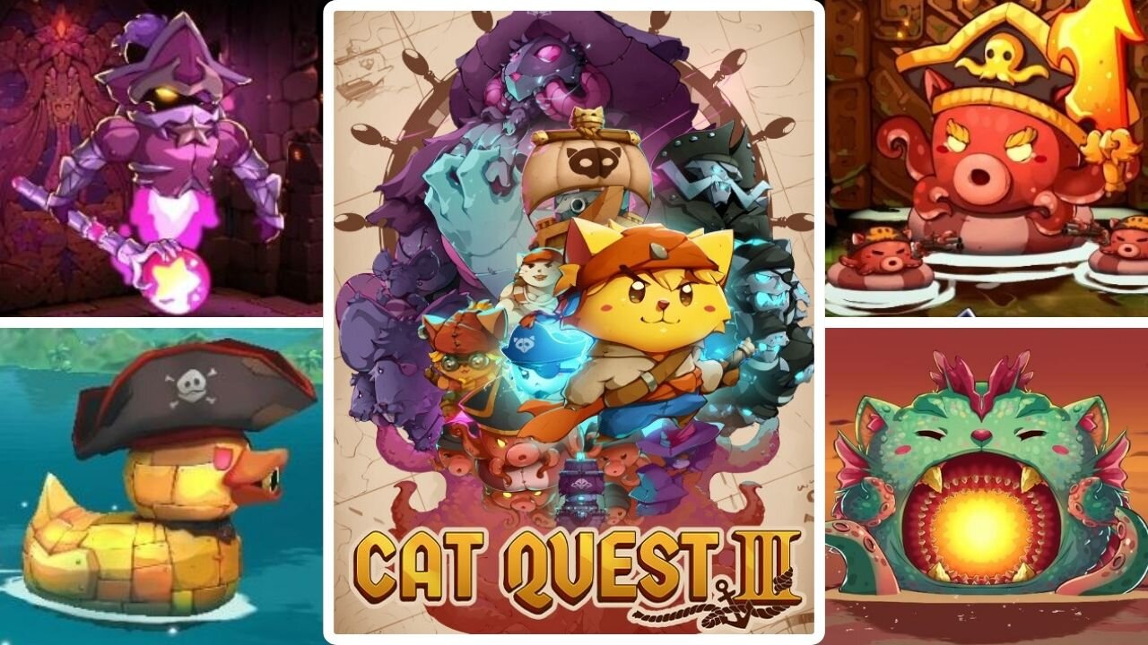 Cat Quest 3 - All Bosses [No Damage] + Ending