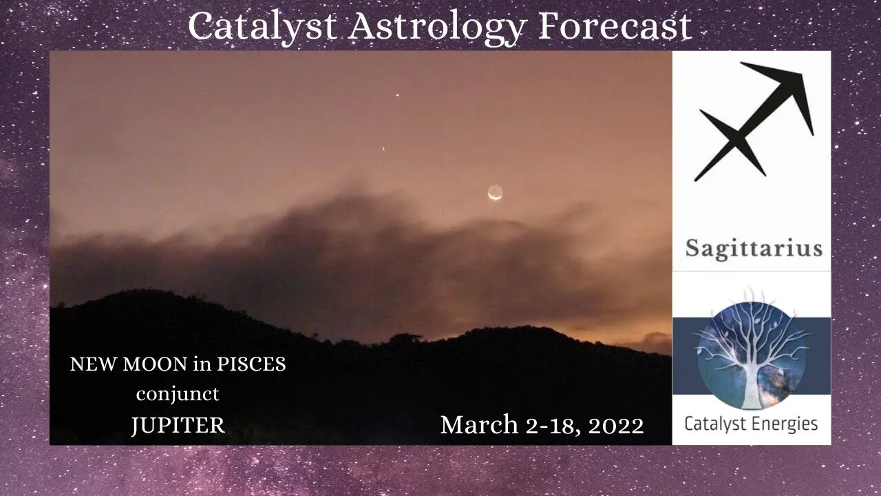 SAGITTARIUS: Catalyst Astrology Forecast - NEW MOON IN PISCES - March 2-18th, 2022