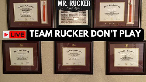 🔴 LIVE: A quick reminder that TEAM RUCKER don't play!