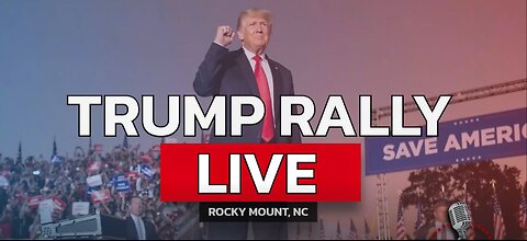 Live | APCO NEWS: President Trump Holds a Rally in Rocky Mount, NC - 10/30/24