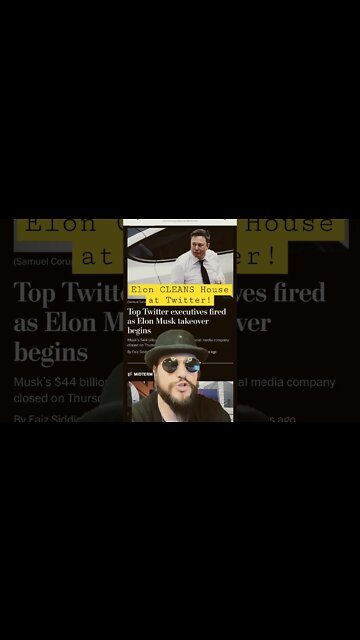 Elon Musk CLEANS House At Twitter! Fires Top Execs As First Act As New Owner!