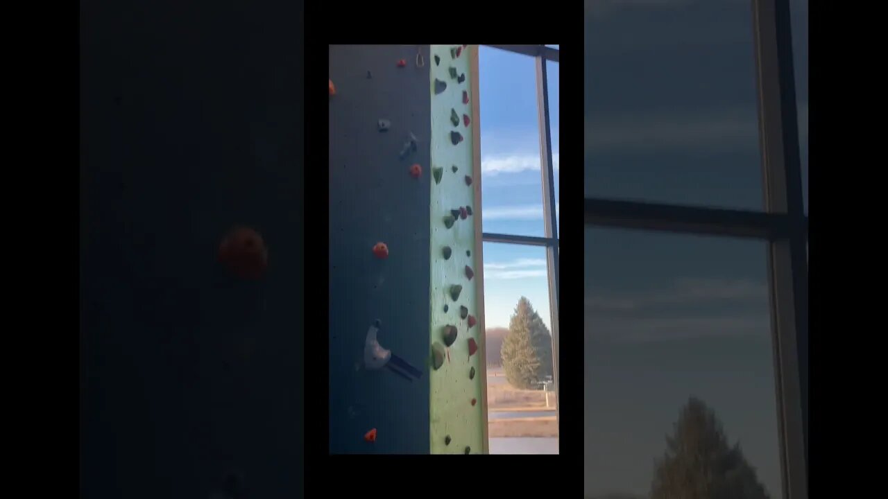 Learning to climb #rockclimbing #workout #health #girl #sisters