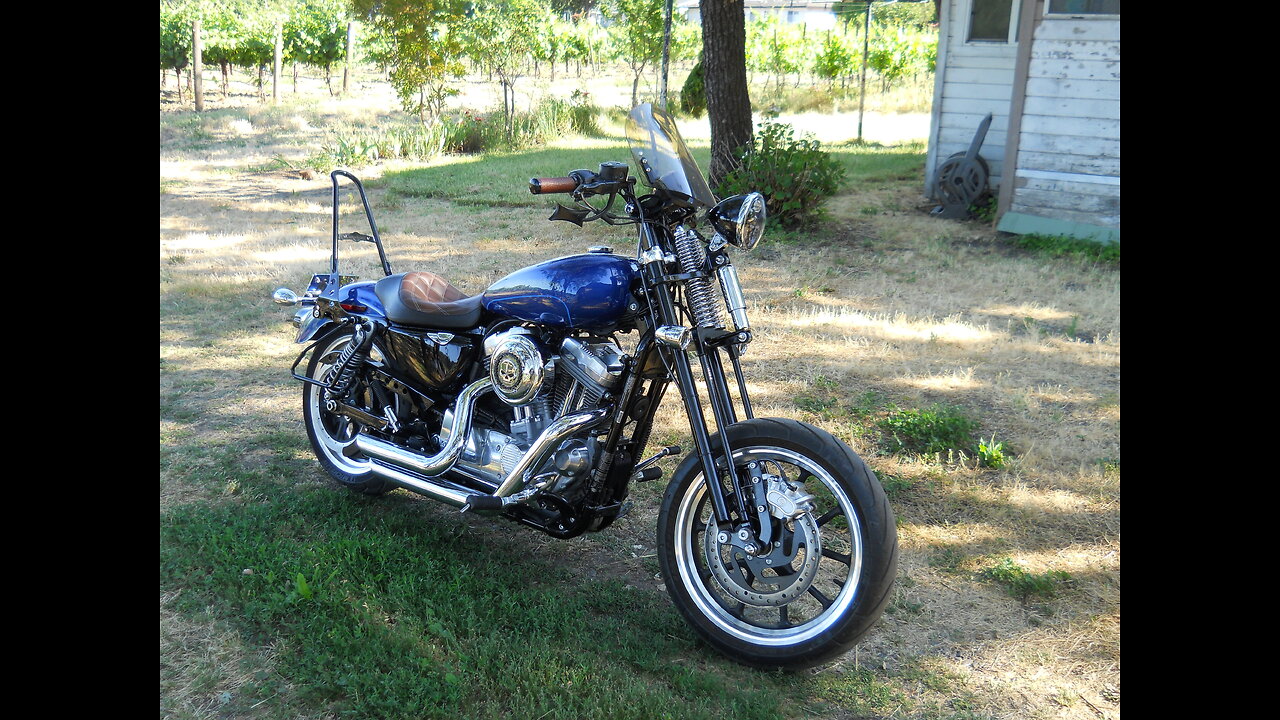 Sportster Superlow Springer before handlebar and riser Update