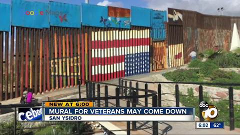 Flag mural in Mexico may come down