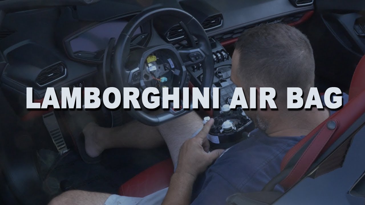 Steering Wheel Airbag Removal and Replacement - 2016 Lamborghini Huracan Spyder