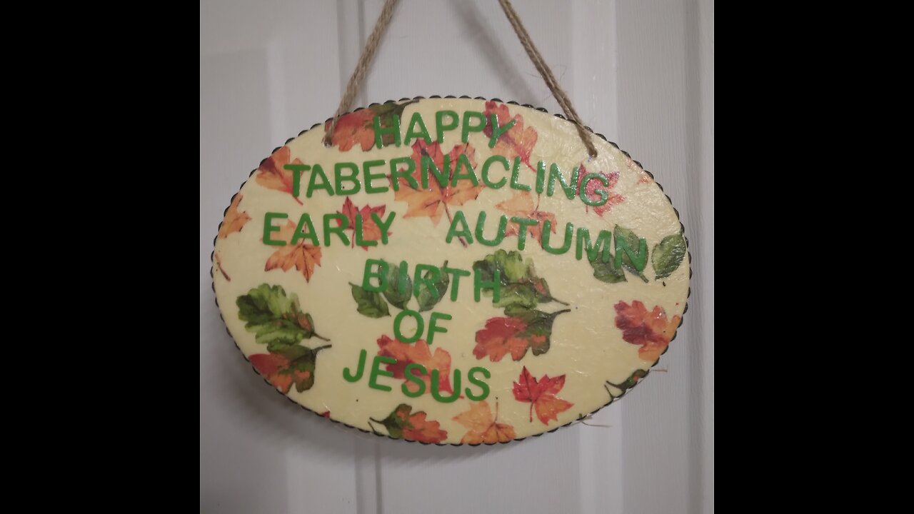 Happy Tabernacling