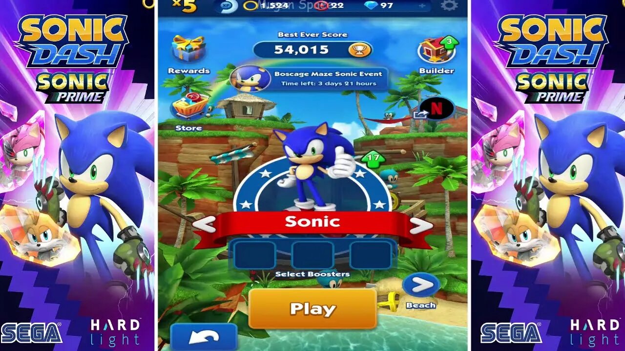 Sonic Run I Sonic Prime Dash Gameplay