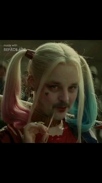 Ironmanduck as Harley Quinn and the Joker #deepfake #faceswap #shorts #movie