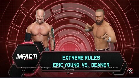 Impact Wrestling Emergence 2023 Eric Young vs Deaner in a No Disqualification match