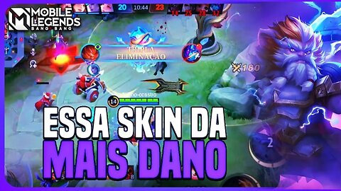 ESSA SKIN DO AULUS DA MAIS DANO COM CERTEZA KKKKK | MLBB