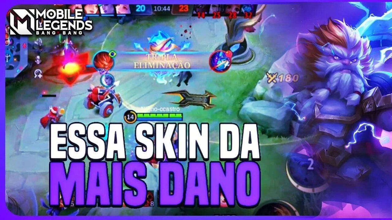 ESSA SKIN DO AULUS DA MAIS DANO COM CERTEZA KKKKK | MLBB