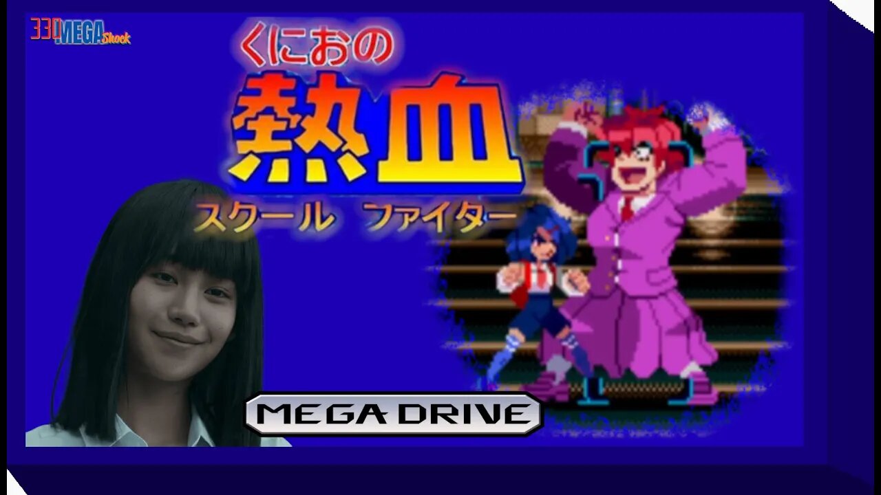 Jogo Completo 220: Kunio no Nekketsu School Fighters (Mega Drive /Genesis)