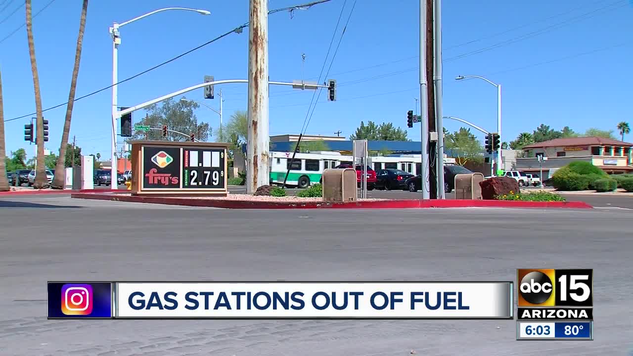 Fry's gas stations running on empty