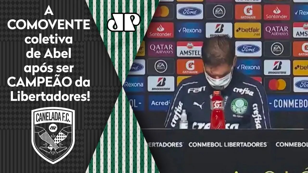 EMOCIONANTE! Abel Ferreira CHORA e SE DECLARA após TÍTULO do Palmeiras na Libertadores!