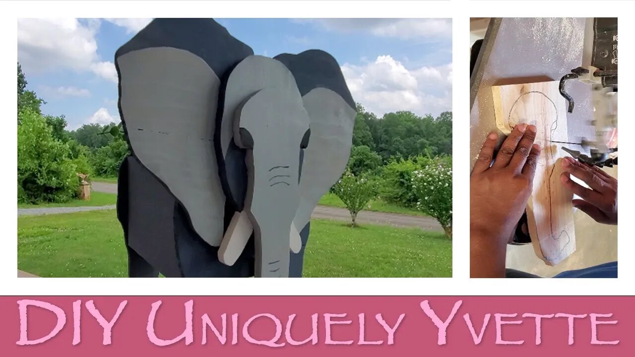 Elephant Garden Planter | Scroll Saw Project | Woodworking