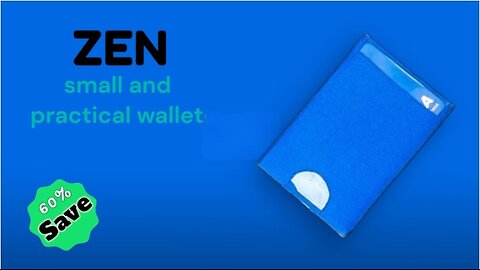 ZEN wallet: A small new wallet for everything you need